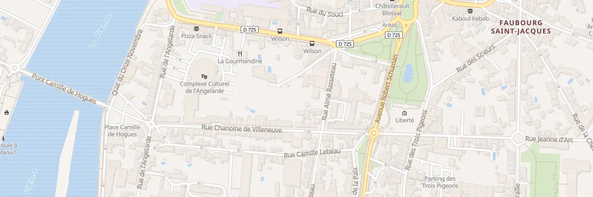 Plan du 77 Rue Aimé Rasseteau à Châtellerault
