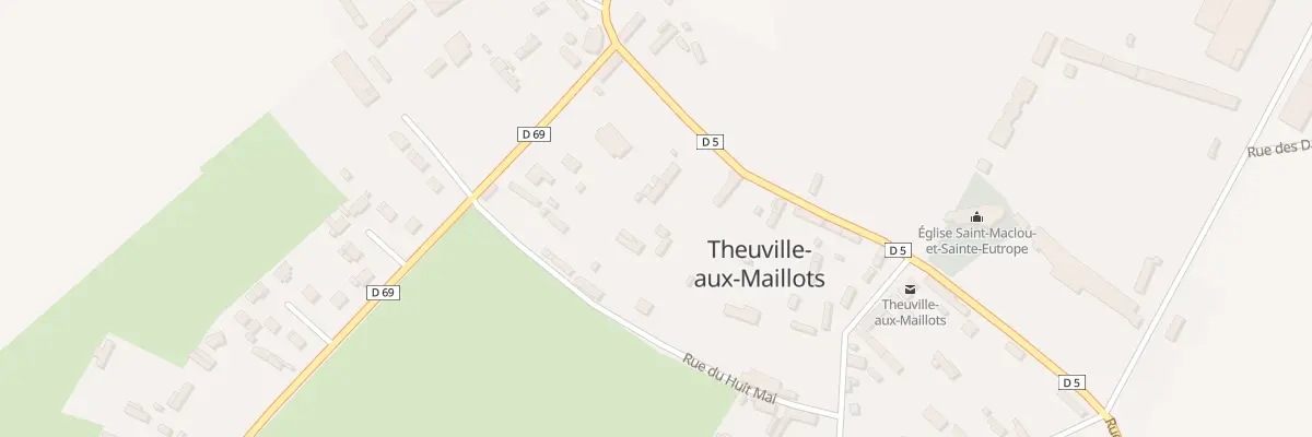 Plan du 6 Rue du Huit Mai à Theuville-aux-Maillots