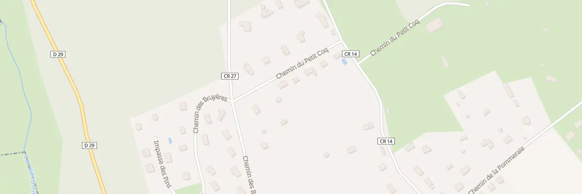 Plan du 78 Che du Petit Coq à Campigny