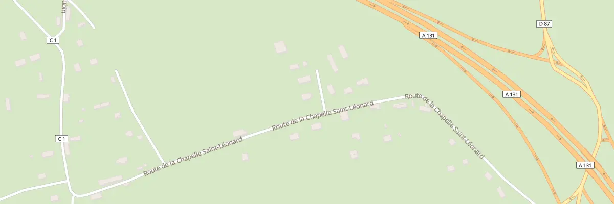 Plan du 538 Rte de la Chapelle St Leonard à Saint-Aubin-sur-Quillebeuf