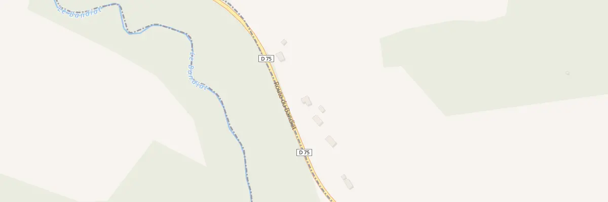 Plan du 336 Rte du Bandiat à Teyjat