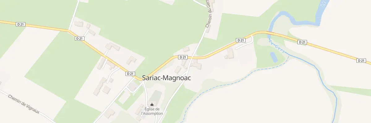 Plan du 5022 L’Eglise à Sariac-Magnoac