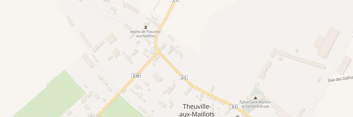 Plan du 1 Rue des Fuschias à Theuville-aux-Maillots
