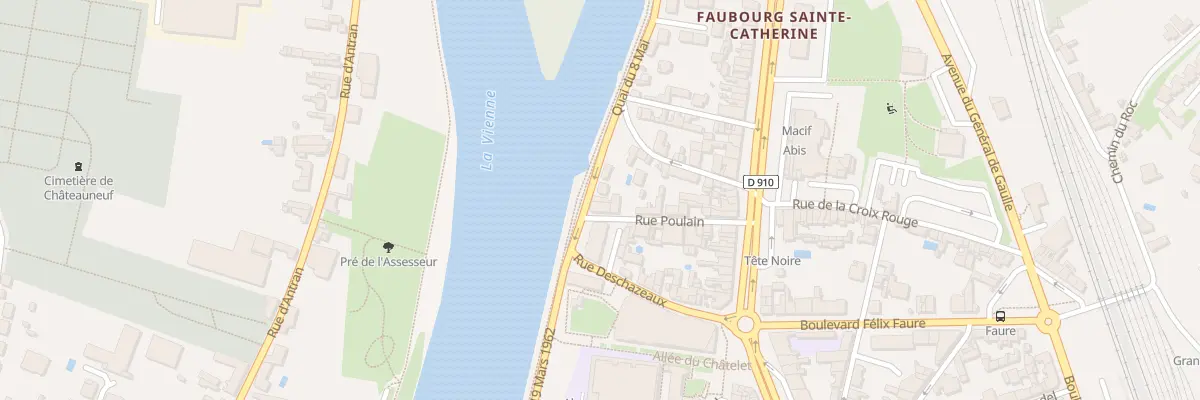 Plan du 6 Quai du Huit Mai à Châtellerault