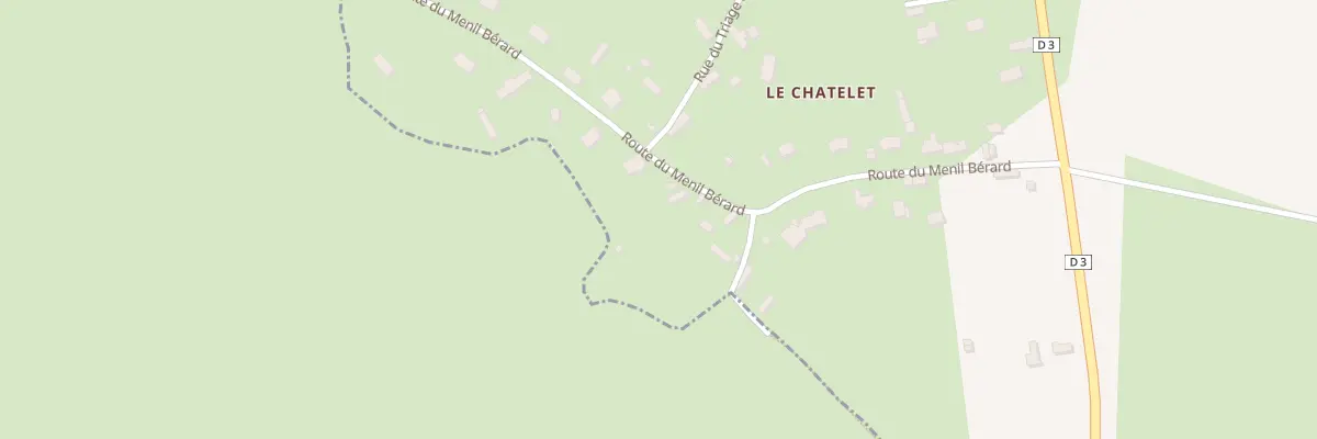Plan du 267 Rte du Menil Bérard à Auguaise