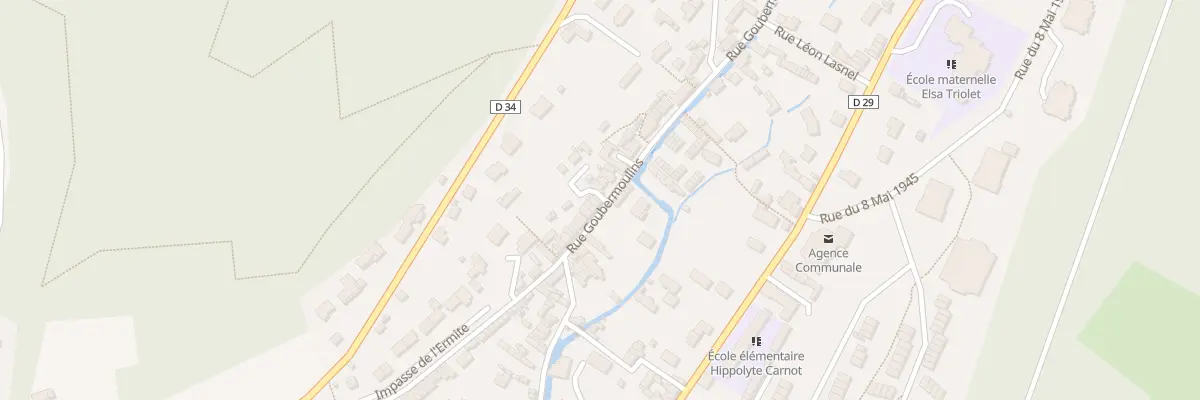 Plan du 25 Rue Goubermoulins à Lillebonne