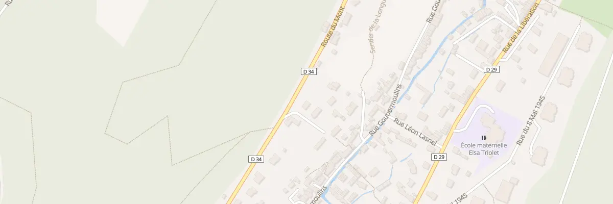 Plan du 14B Rte du Mont à Lillebonne