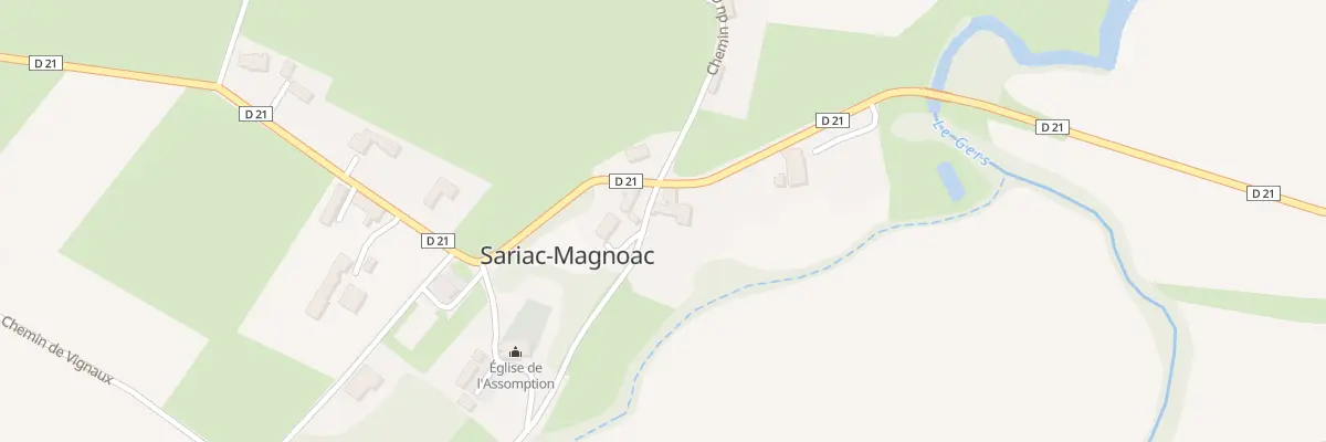 Plan du 5023 Couget à Sariac-Magnoac