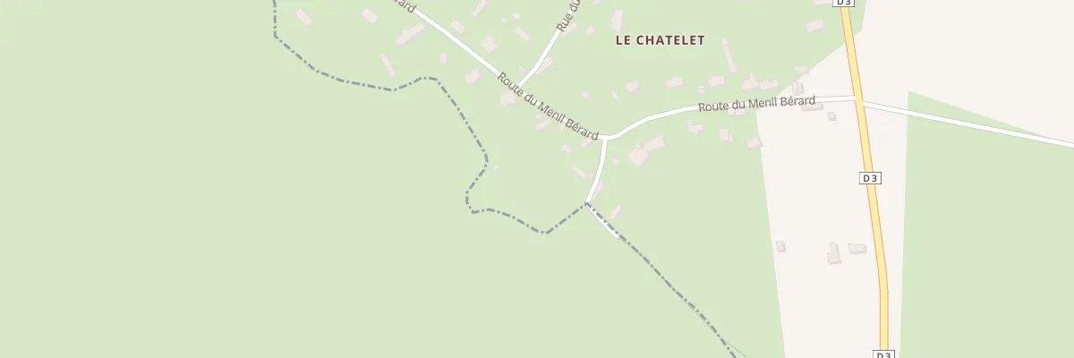 Plan du 249 Rte du Menil Bérard à Auguaise