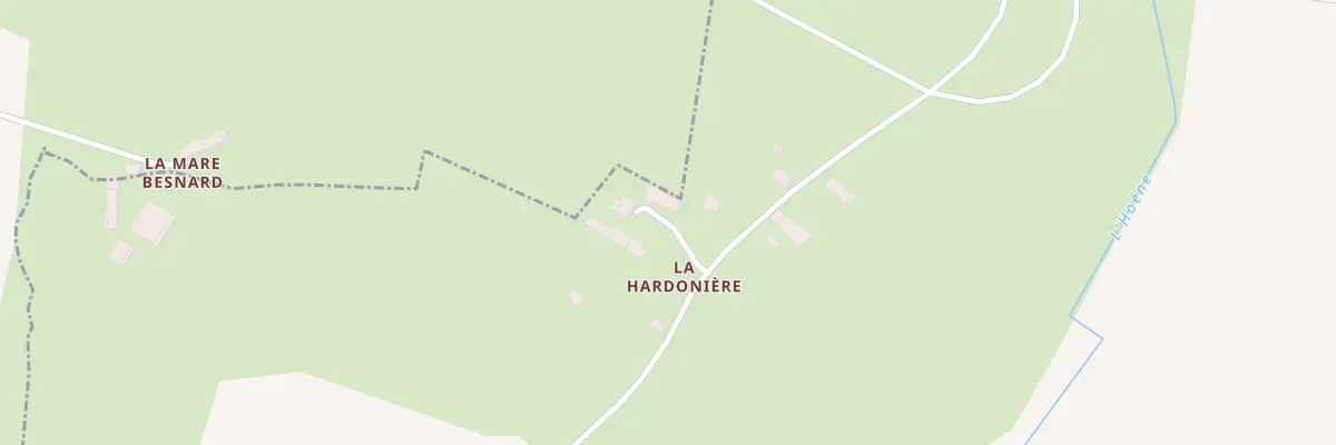 Plan du 92A La Hardonniere à Sainte-Céronne-lès-Mortagne