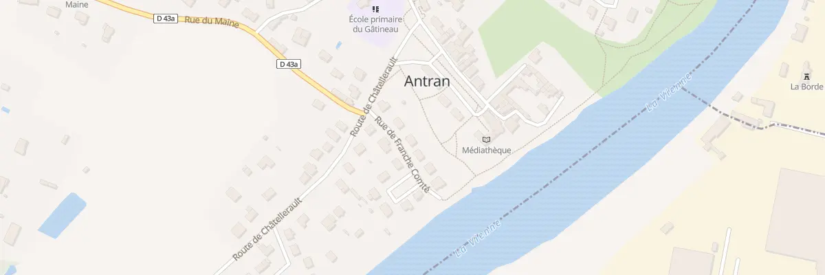 Plan du 5 Rue de Franche-comté à Antran