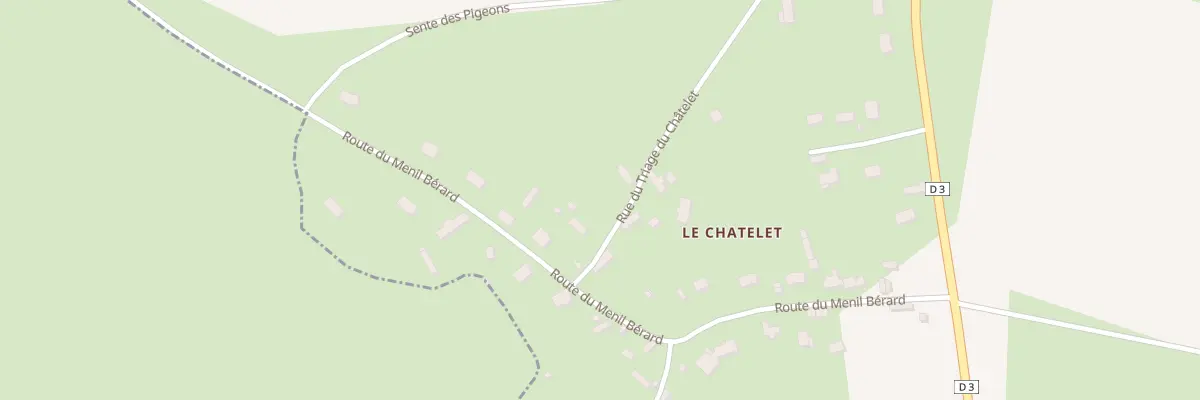 Plan du 358 Rue du Triage du Châtelet à Auguaise