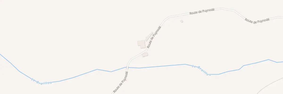 Plan du 3 De Puynode Bas à Ambernac