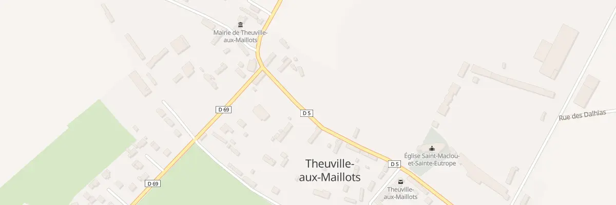 Plan du 3 Rue des Fuschias à Theuville-aux-Maillots