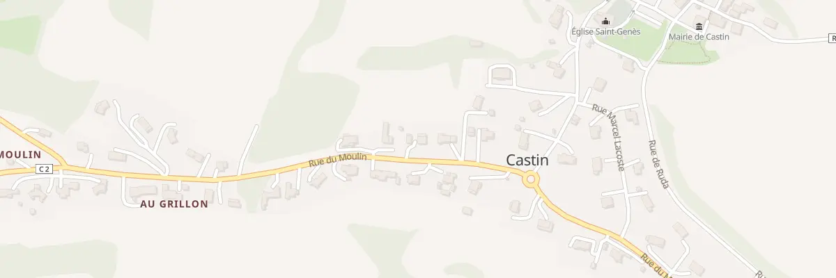 Plan du 22 Rue du Moulin à Castin