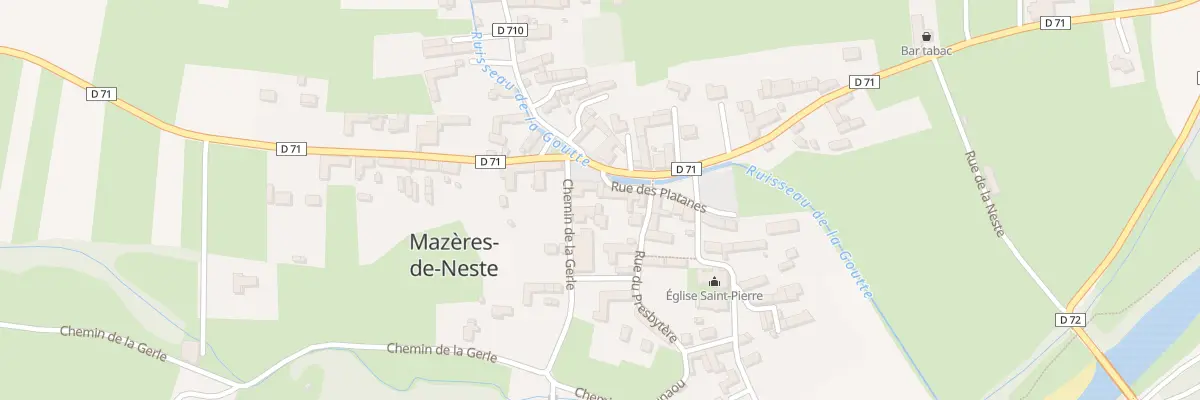 Plan du 6 Pl de la Mairie à Mazères-de-Neste