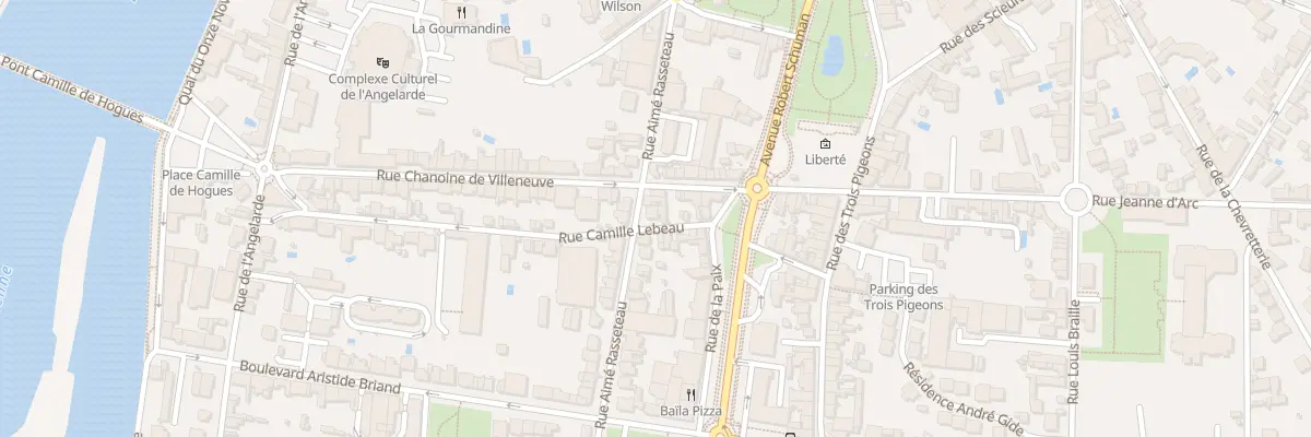 Plan du 40 Rue Aimé Rasseteau à Châtellerault