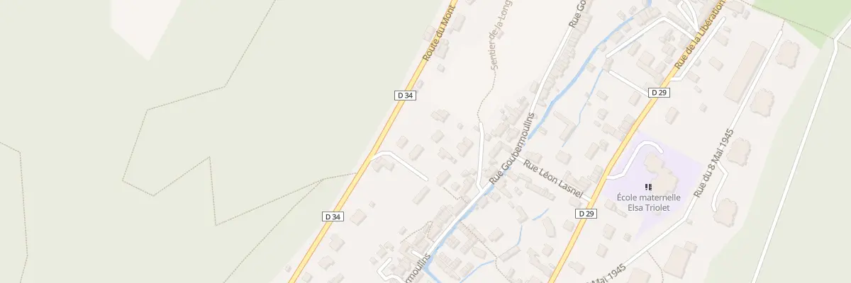 Plan du 3B Sen de la Longue Voie à Lillebonne