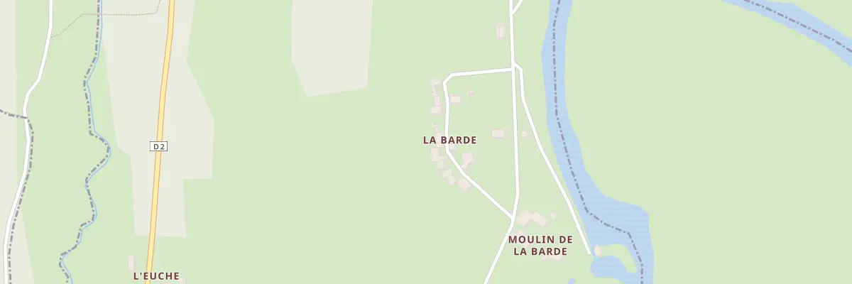 Plan du 36 La Barde à Creyssac