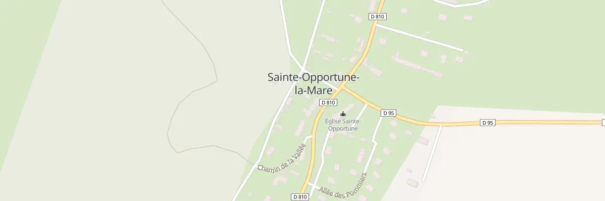 Plan du 46 Pl de la Mairie à Sainte-Opportune-la-Mare
