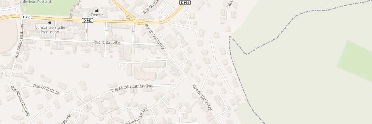 Plan du 1D Rue du Val Infray à Lillebonne