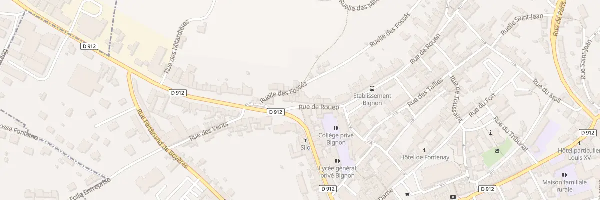 Plan du 2 Rue du Faubourg Saint Eloi à Mortagne-au-Perche