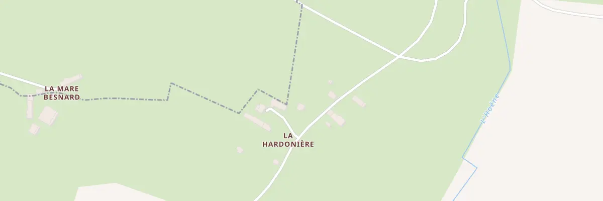 Plan du 5028 La Hardonniere à Soligny-la-Trappe