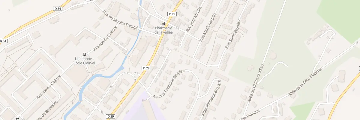 Plan du 11 Av Fontaine Bruyere à Lillebonne