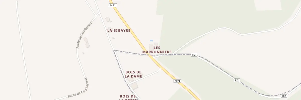 Plan du 28 Le Bourg Est à Saint-Perdoux