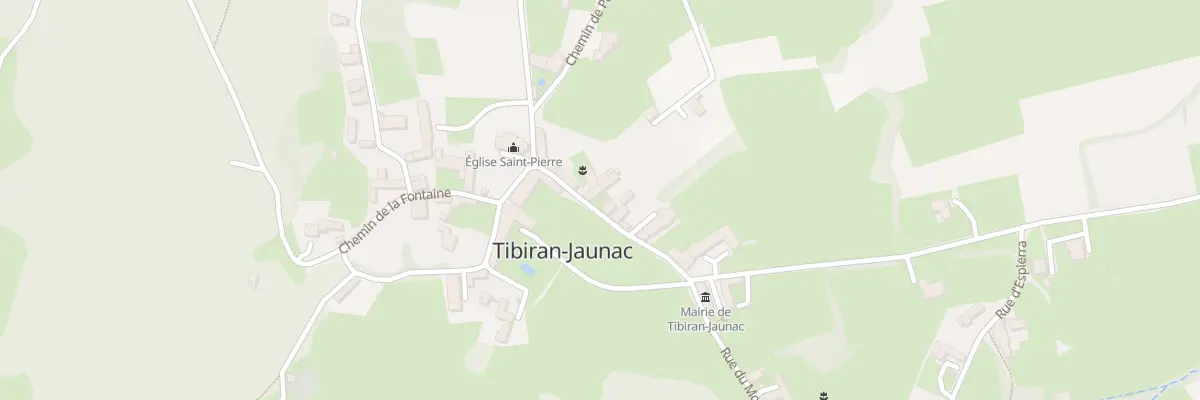 Plan du 5025 Le Village à Tibiran-Jaunac