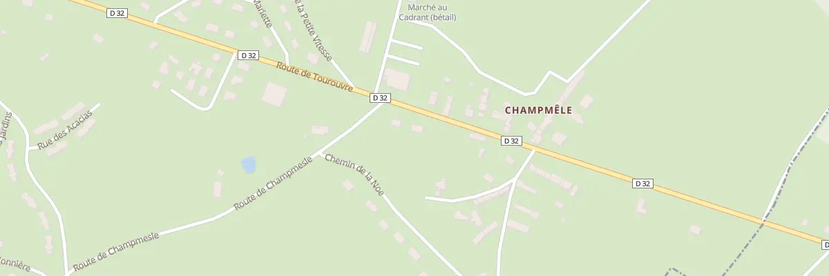 Plan du 22 Rte de Tourouvre à Soligny-la-Trappe