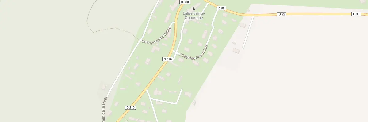 Plan du 2 All des Pommiers à Sainte-Opportune-la-Mare