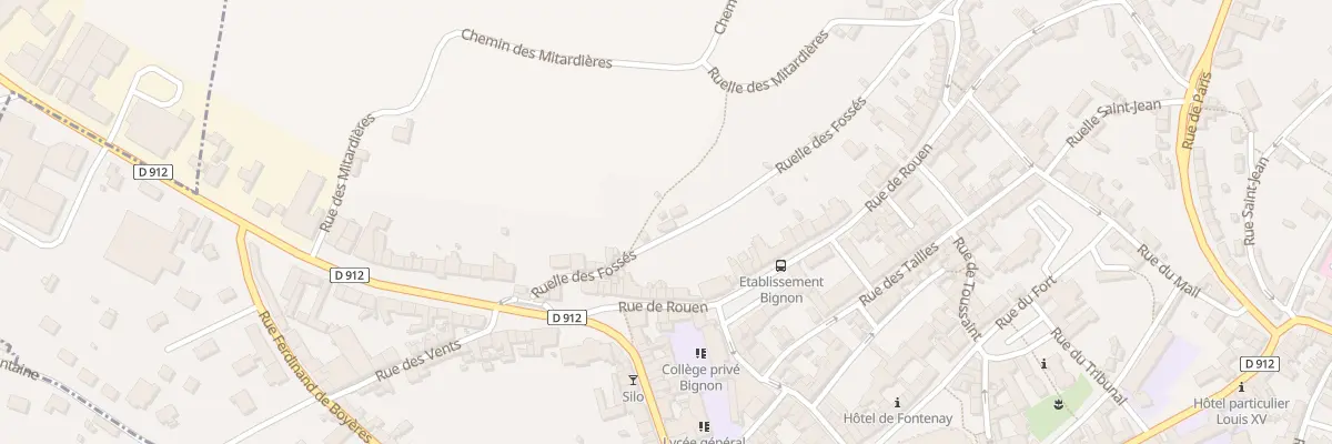 Plan du 15 Rle des Fosses à Mortagne-au-Perche
