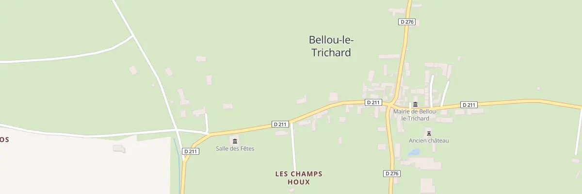 Plan du 14 Rue de la Saboterie à Bellou-le-Trichard