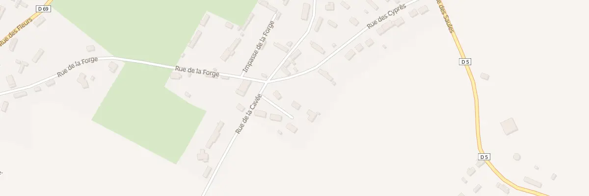 Plan du 2 Rue des Cypres à Theuville-aux-Maillots