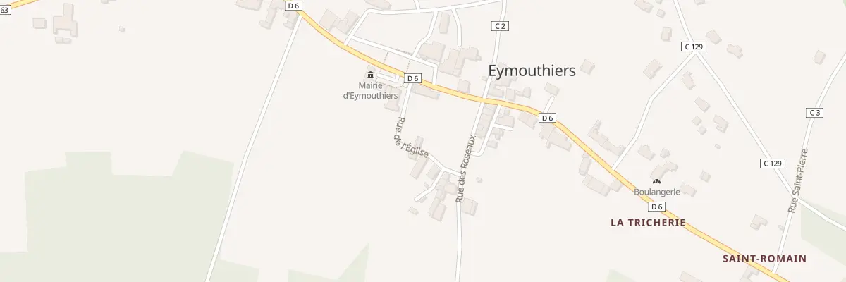 Plan du 97 Rue de l’Eglise à Eymouthiers