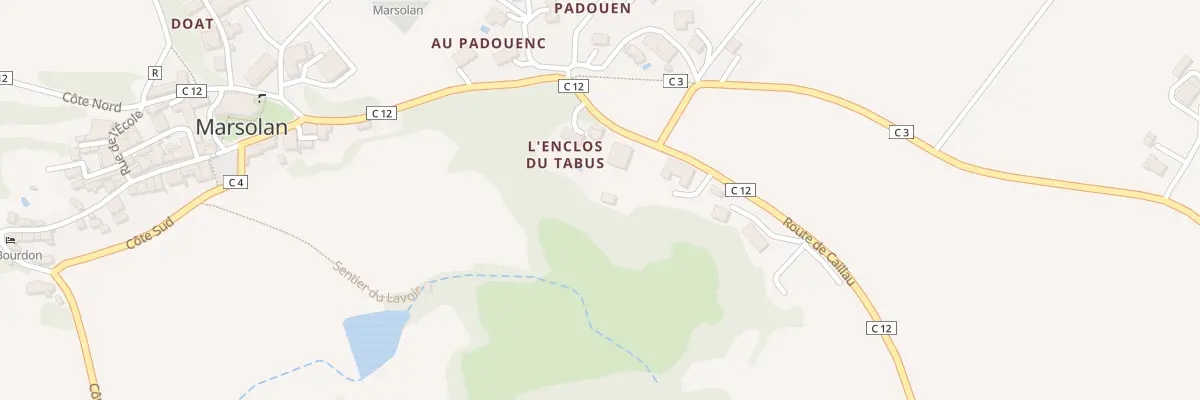 Plan du 5247 A Lenclos à Marsolan