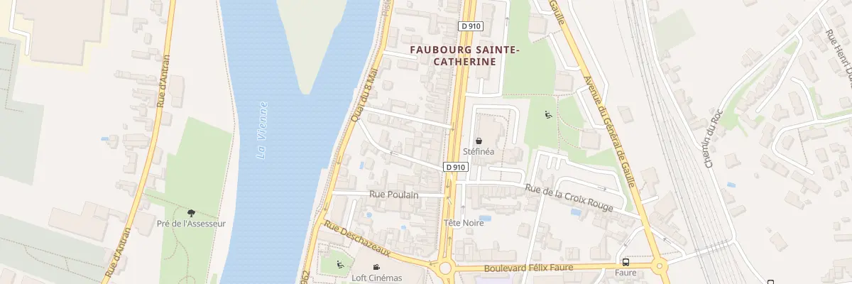 Plan du 43 Av Jean Jaurès à Châtellerault