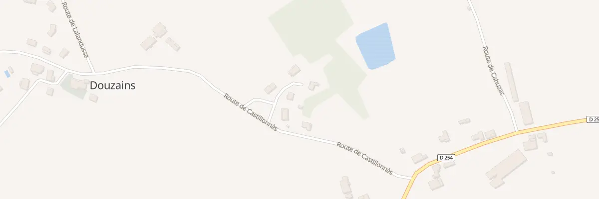 Plan du 4 All Lotissement de Bellevue à Douzains