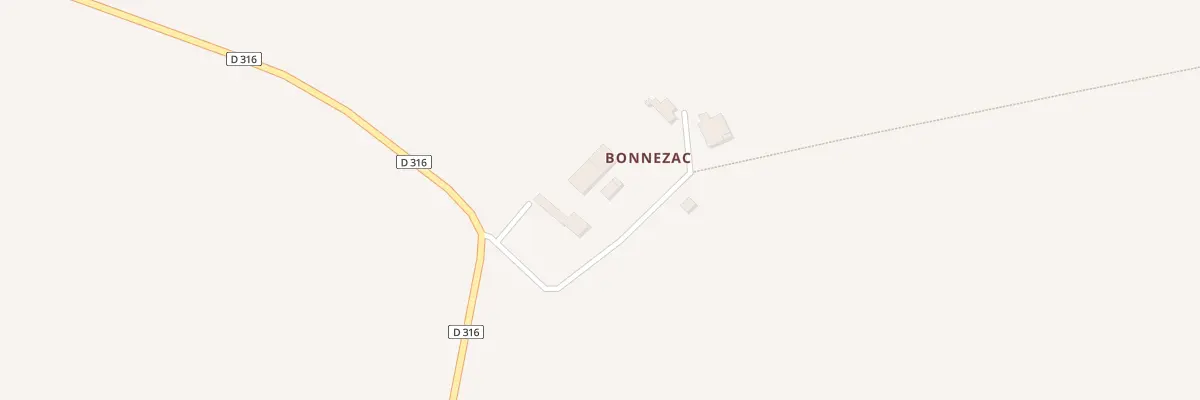 Plan du 3 Bonnezac à Épenède