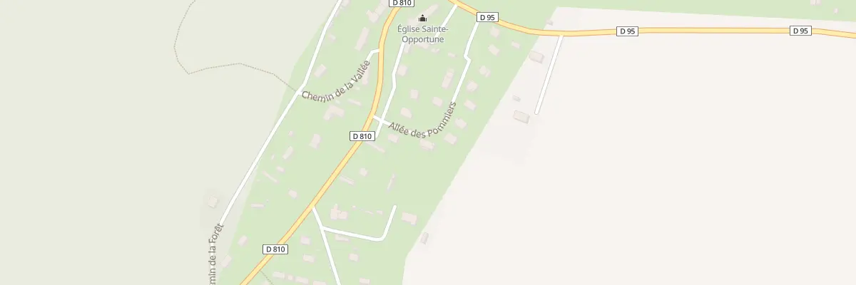 Plan du 4 All des Pommiers à Sainte-Opportune-la-Mare
