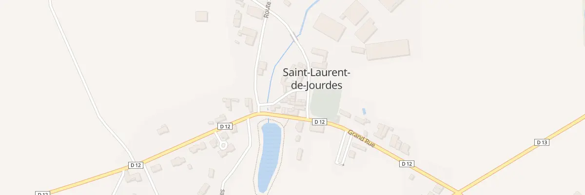 Plan du 8 Rue de l’Eglise à Saint-Laurent-de-Jourdes