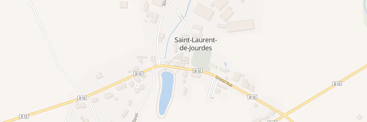 Plan du 4 Rue de l’Eglise à Saint-Laurent-de-Jourdes