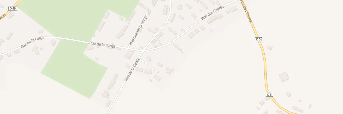 Plan du 2B Rue des Cypres à Theuville-aux-Maillots