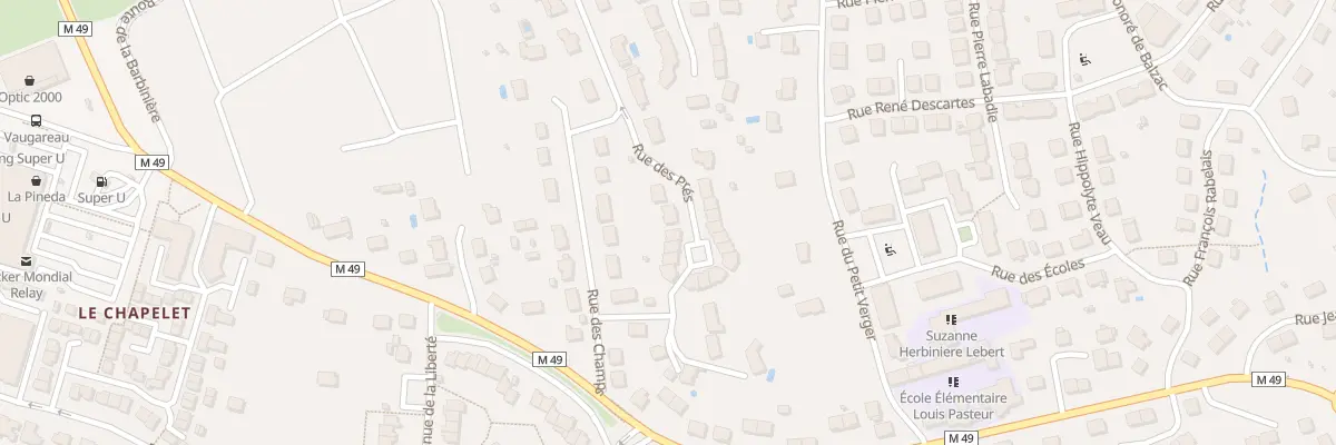 Plan du 12 Rue des Prés à Luynes