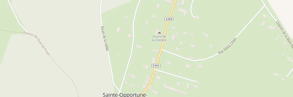 Plan du 2150 Rte de Quillebeuf à Sainte-Opportune-la-Mare