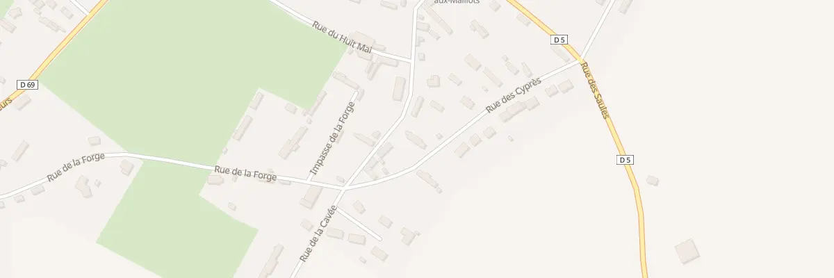 Plan du 1 Rue des Cypres à Theuville-aux-Maillots