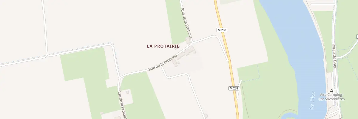 Plan du 561 La Protairie à Savonnières
