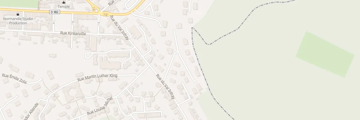Plan du 1B Rue du Val Infray à Lillebonne