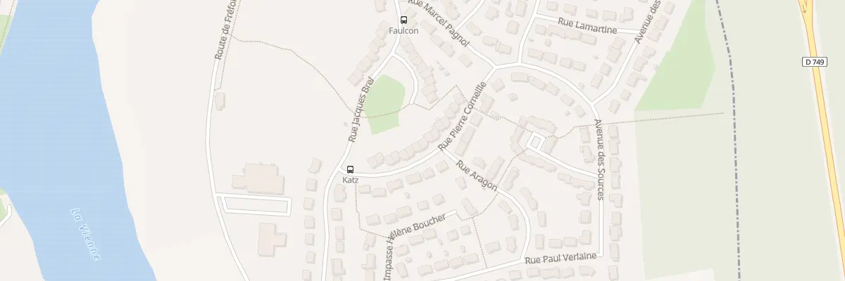 Plan du 15 Rue Pierre Corneille à Cenon-sur-Vienne